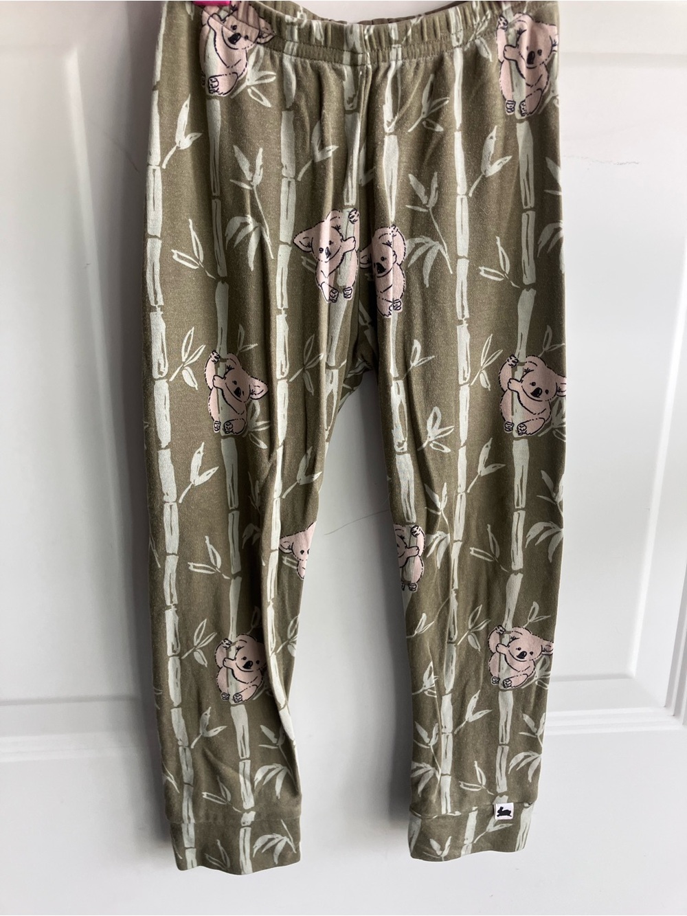 Little & lively green koala pants 4T